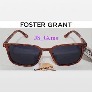 New Foster Grant Animal Print Tortoise Brown Cat Eye Sunglasses